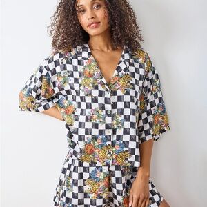 Mackenzie-childs x Peintfresh Sweet Dreams Set in Courtly Check Bagheera